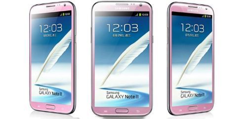 Růžový Samsung Galaxy Note II !