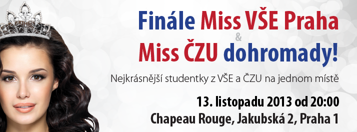Finálový večer Miss VŠE Praha a Miss ČZU