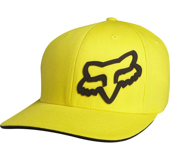 4Pánská čepice Fox Racing Signature Flexfit Hat Yellow