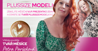 Tvář plus size modelky www.plussizemodelky.cz