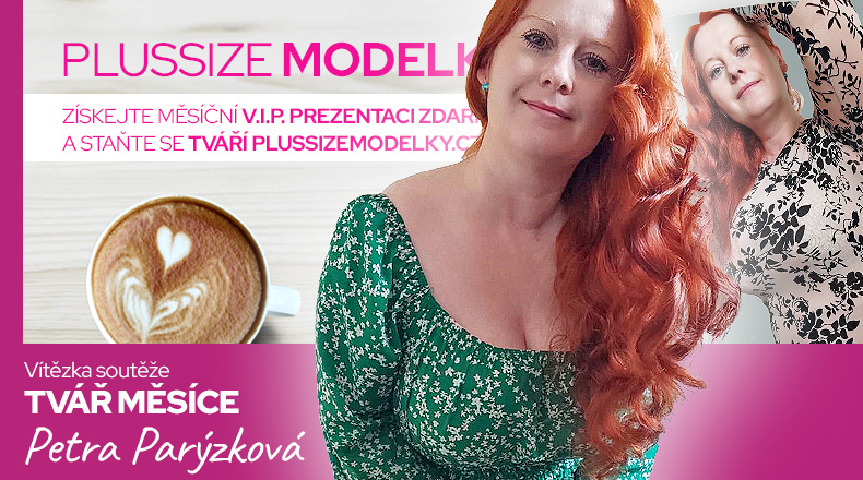 Tvář plus size modelky www.plussizemodelky.cz
