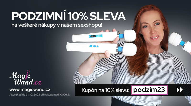PODZIMNÍ 10% Sleva na celý nákup sexshopu Magicwand.cz