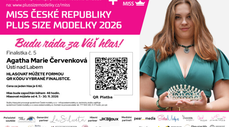 Agatha Marie Červenková – videomedailonek finalistky č. 5 | Miss Plus Size Modelky České republiky 2026