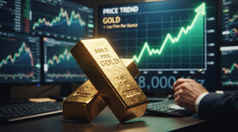 Zlato se vrací do hry. Cena může vystřelit až na osm tisíc dolarů za unci