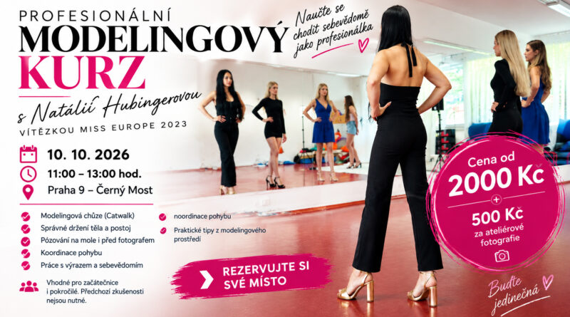 Modeling není jen o vzhledu. Správná chůze, držení těla a sebevědomí se dají naučit