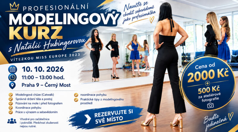 Modeling není jen o vzhledu. Správná chůze, držení těla a sebevědomí se dají naučit